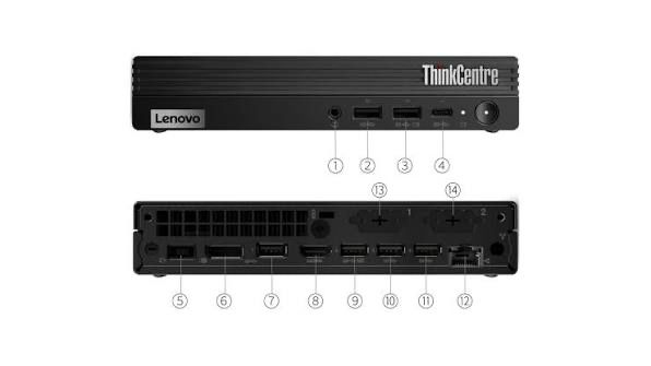 Мини компютър + ГАРАНЦИЯ Lenovo ThinkCentre M90q, Intel Core i5-10500T (2.30GHz, 12MB), Windows 10 Pro 64, 8.0GB, 1x512GB SSD PCIe