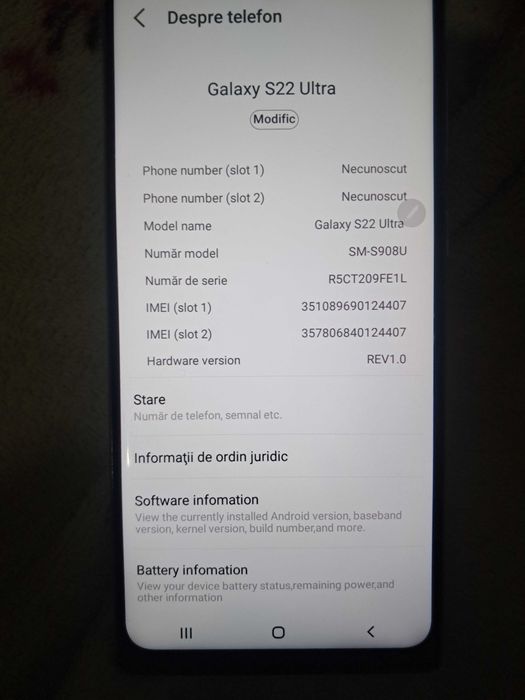 Telefon Samsung Galaxy S22 Ultra