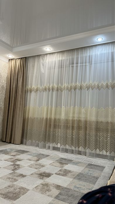 Продам комплект шторы + тюли