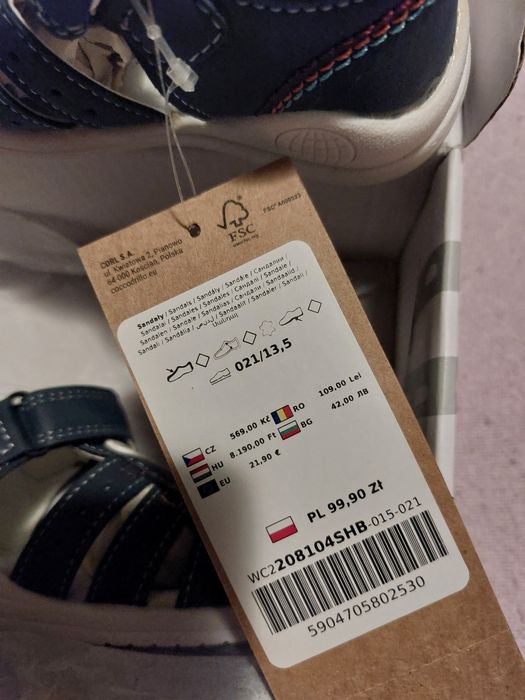 Sandalute fetițe nr. 21 Coccodrillo