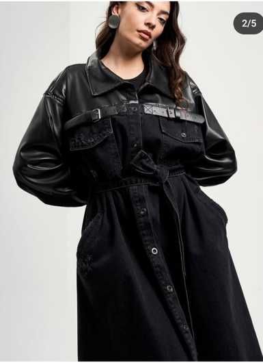 Платье-тренч (2 в 1), размер до 54-56