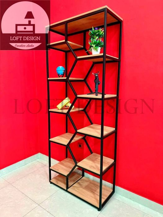 Shkaf, stellaj, mebellar uy va ofis uchun. Samarqand loft mebel