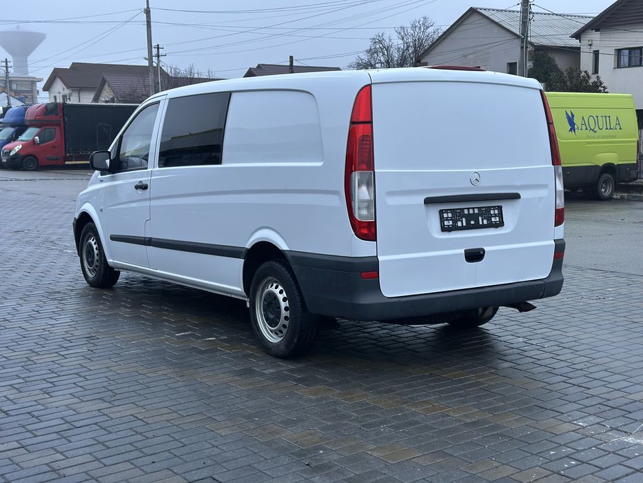 Vand Mercedes Vito 2.2-163 cp,euro 5,6 locuri,extralung,an 2013,ac,