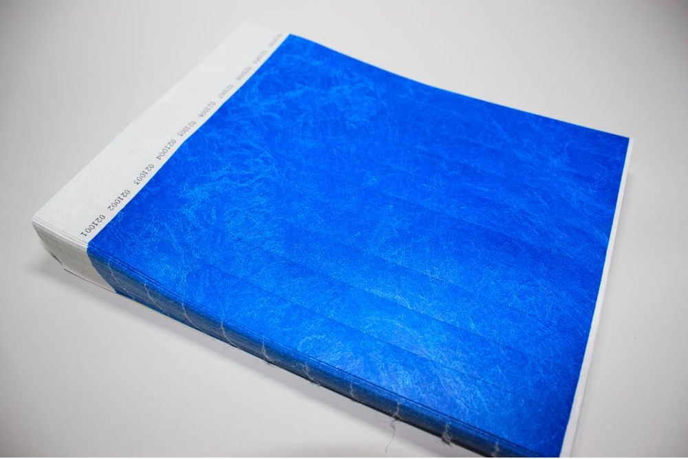 Контрольные бумажные браслеты Tyvek