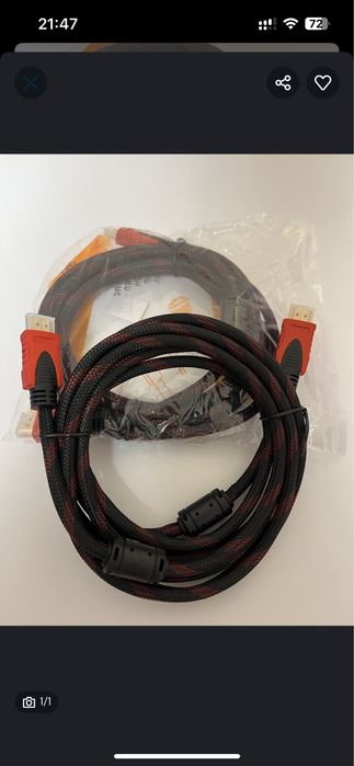 Шнур HDMI. Кабель