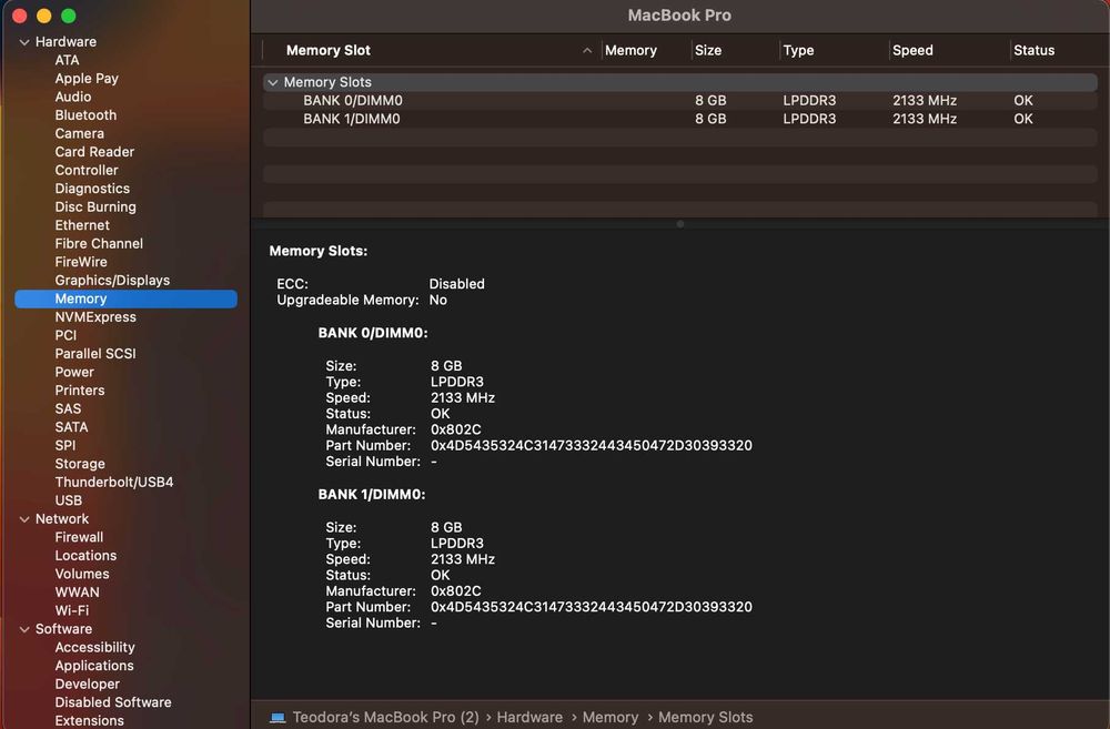 MacBook Pro 13inch 2017 – i5 | 16GB RAM