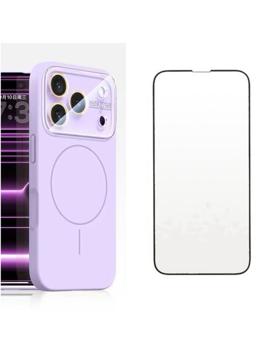 Iphone 17 AIR PRO MAX - Husa Magnetic Autofocus + Folie Sticla