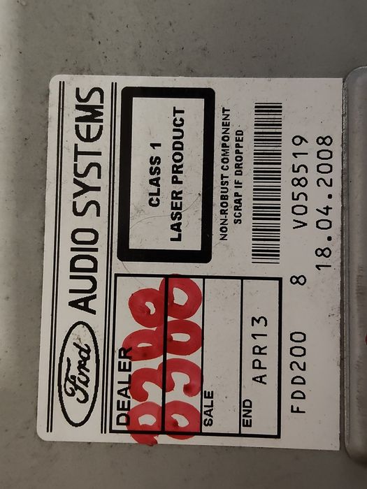 Radio  CD  Ford .