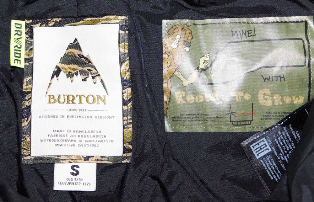 Pantaloni schi Burton Parkway Dryride copii marimea S