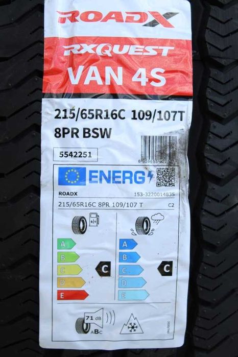 Anvelope noi 215/65R16C RoadX, All Season