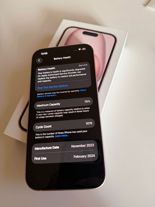 iPhone 15 256gb pink