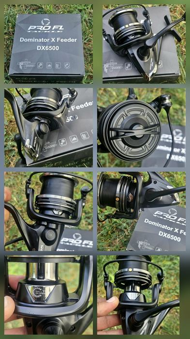 Feeder PRO FL Strategist X Ultra Pro Distance Competition 3.90 180g + Mulineta PRO FL Dominator X Feeder DX6500 11+1 Rulmenți NEW 2026