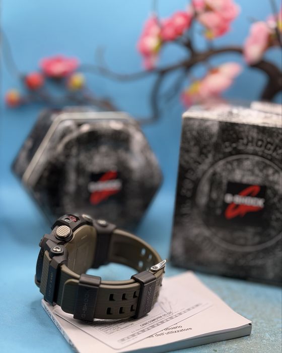 ГАРАНЦИОНЕН!!! Мъжки часовник CASIO G-SHOCK MUDMASTER GG-B100-1A3, Carbon Core Guard, Bluetooth