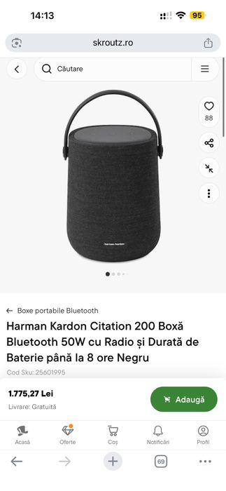 Harman Kardon Citation 200  pret 500 lei FIX