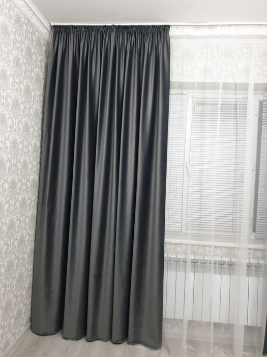 Комплект штор с тюлью