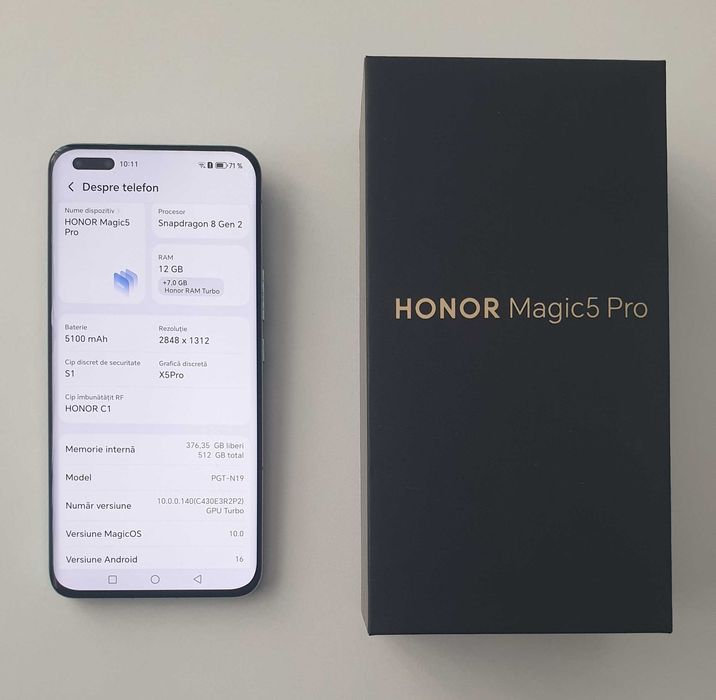 Vand telefon 5G Honor Magic 5 Pro