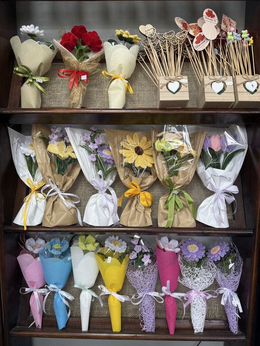 Цветя от пухена тел