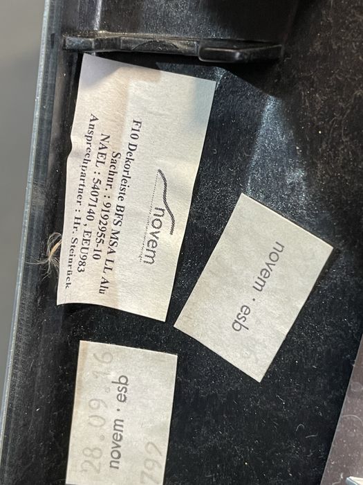 Trimuri aluminiu bmw f10, f11