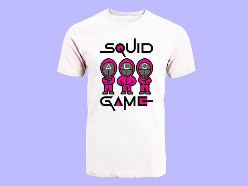Тениски от сериала Squid Game Игра на калмари 8 модела
