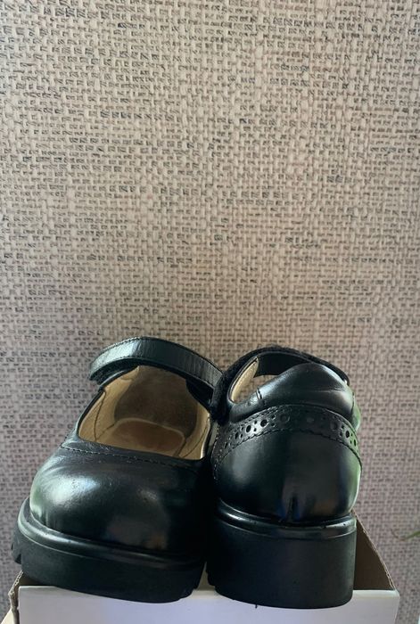 Туфли кожаные, школьные для девочки
