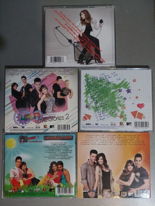 Lala band,lala dance, lala summer love, 6 cd-uri, demi lovato