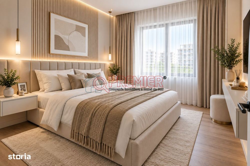 3 Camere La Pret De 2 | 61 Mp Utili + Balcon | Etaj 1 | Bloc Nou