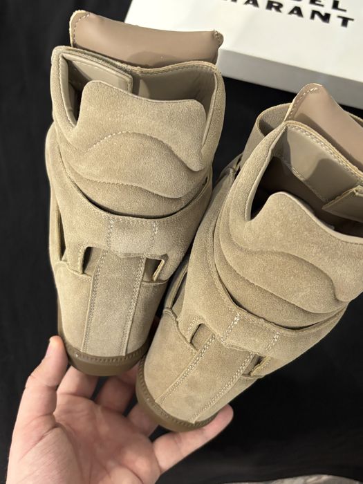 Sneakers adidasi Isabel Marant Bekett crem bej khakimarime 37 38 39