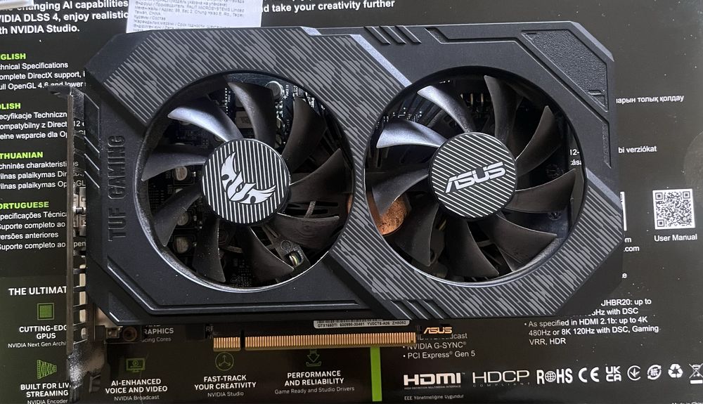 Видеокарта ASUS 1660 TI
