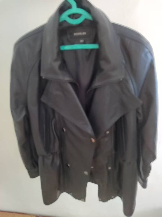 Натуральный кожа куртка