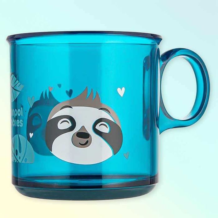 Детската чаша с дръжка и нехлъзгащо се дъно, с животни 12м+ , Canpol