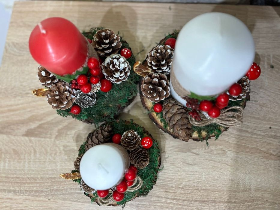 Коледни свещници