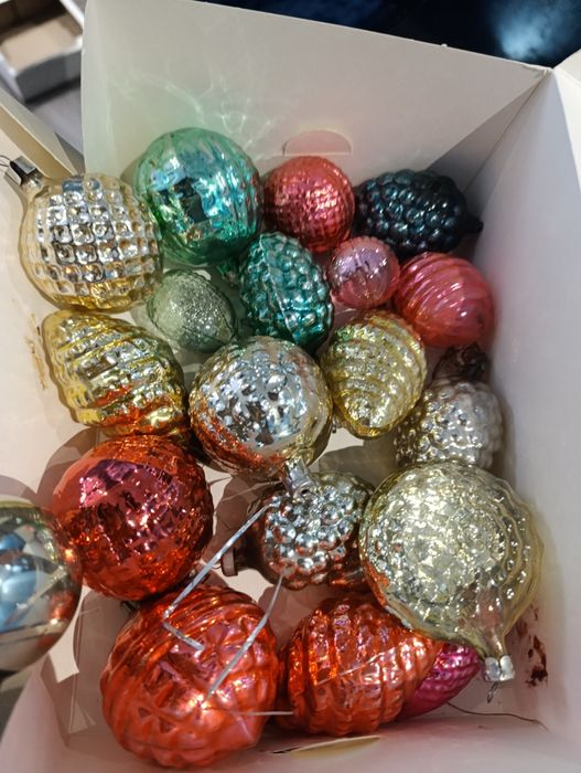 Новогодние старинные игрушки