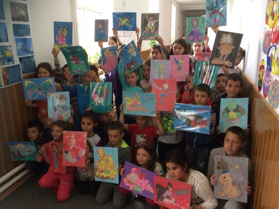 Planse Pictura cu Nisip Colorat