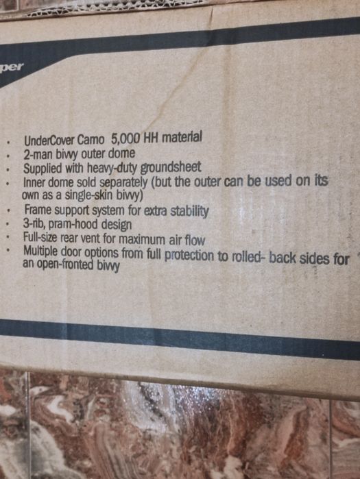 Solar Tackle- Undercover Camo 2 Man TT Exclusive Bivvy