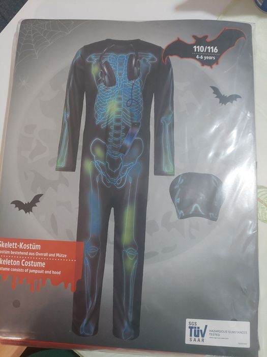 Маскараден костюм скелет