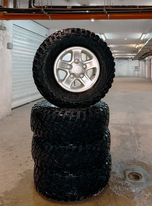 BFGOODRICH MUD TERRAIN 265/70/16 KM3 Defender 5x165.1 Boost алуминиеви джанти