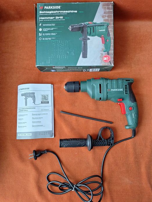 Mașină / bormasina de găurit cu impact Parkside PSBM D5