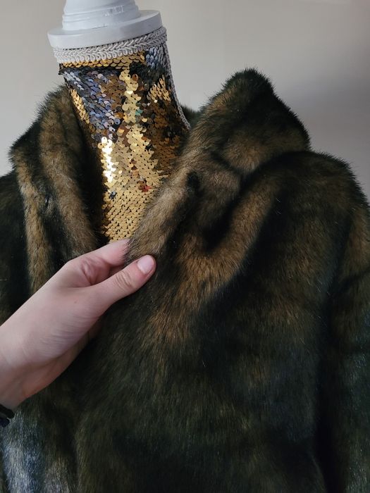 Geaca de blana artificiala Zara