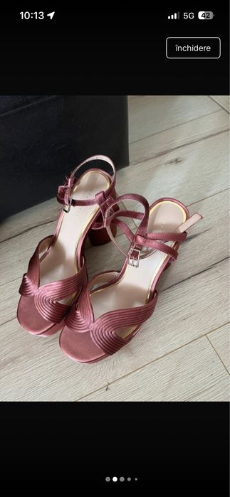 Pantofi zara roz