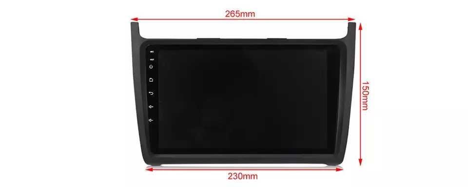 NAVIGATIE Android 14 VW Polo 6R 2008 2019 Waze YouTube CarPlay +CAMERA