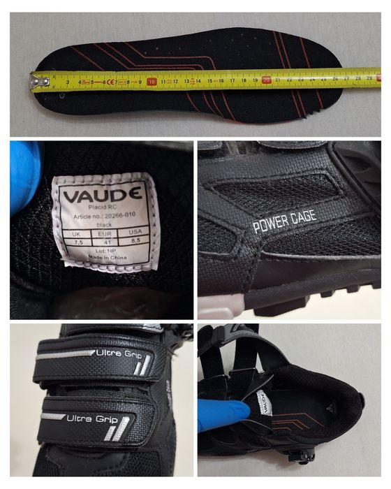 Pantofi de ciclism Vaude Placid RC Ultra Grip Power Cage Nr. 41 unisex