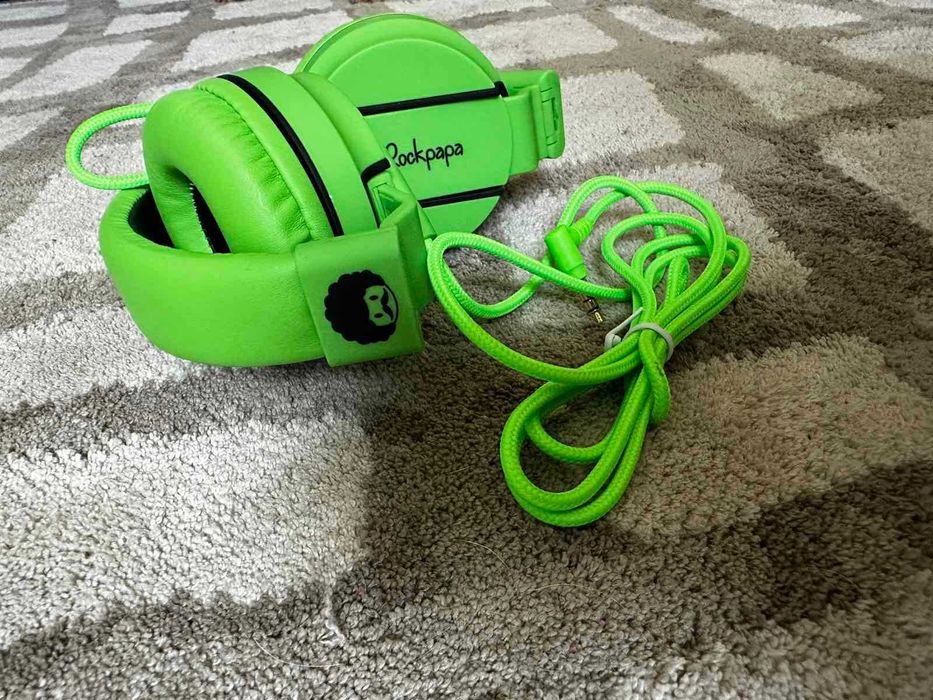 Слушалки , Headphones ROCKPAPA , Foldeble On Ear , With Line Mic