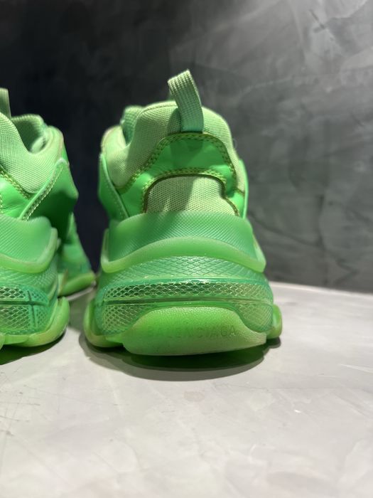 КАТО НОВИ Balenciaga Triple S Green 100% оригинални