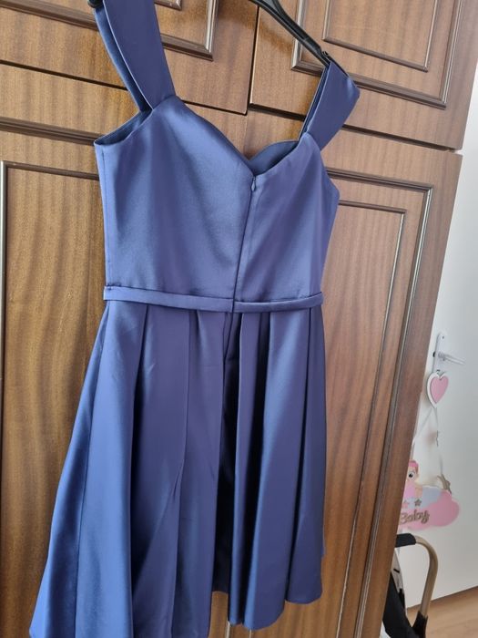 Дамска синя рокля