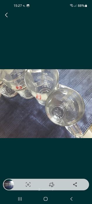 Сувенир нож и вилица, шишета,чаши,мерки