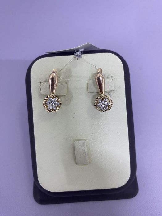 Золотые серьги КО31587