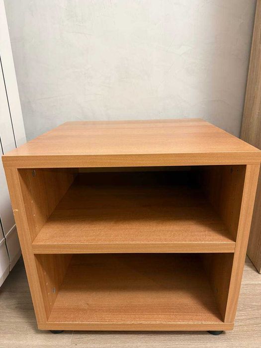 Дървен квадратен модул за вещи / рафт / скрин