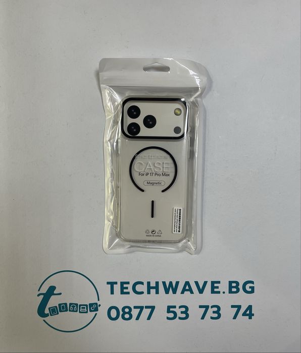Силиконов калъф bSmart Clear Thin Magsafe за iPhone 17 Pro Max
