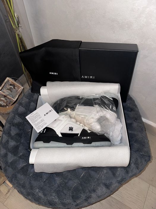 Amiri MA-1 White Black / Alb Negru