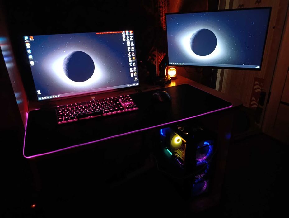 Мощный Игровой Комплект: RTX 3080 / i5-10400 / 2 Монитора / HyperX